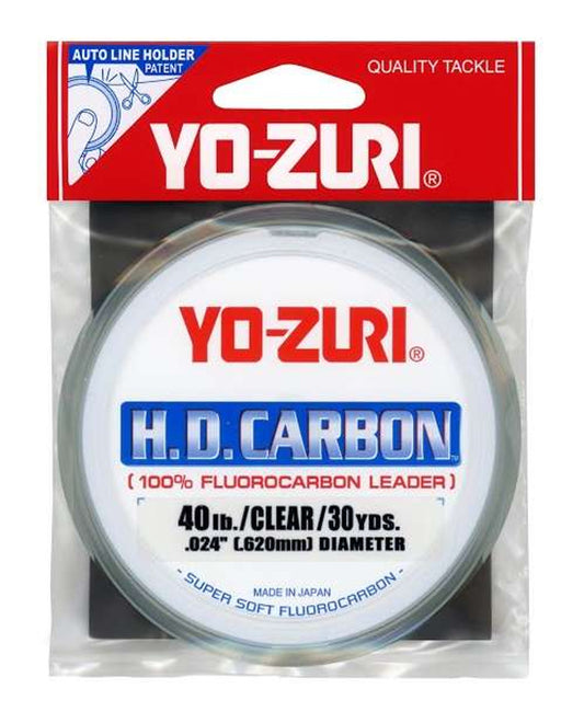 YO-ZURI HD CARBON FLUOROCARBON CLEAR 30YDS