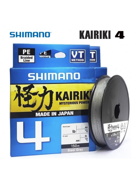SHIMANO KAIRIKI 4 STEEL GRAY 150M