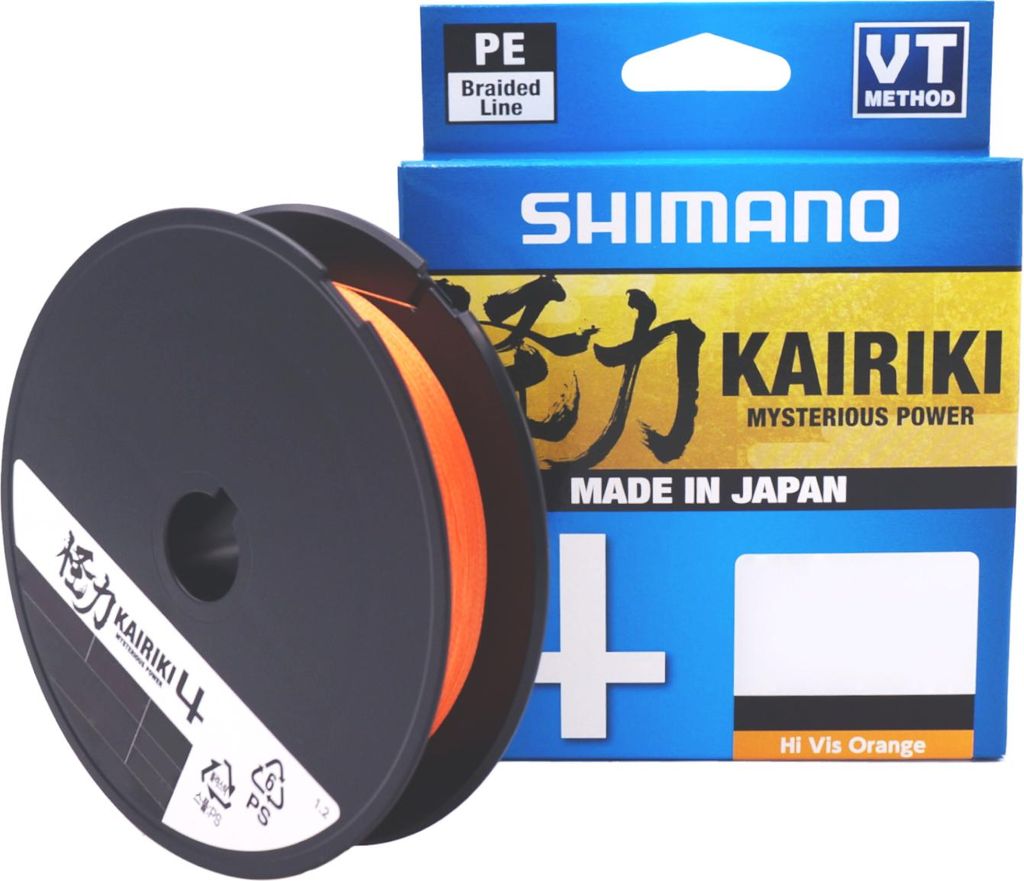 SHIMANO KAIRIKI 4 HI VIS ORANGE 150M