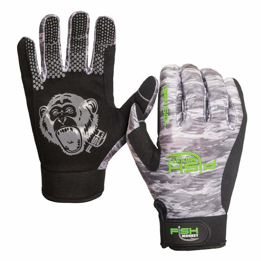 FIHS MONKEY FREE STYLE UPF 50+ #GREY WATER CAMO