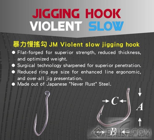 JIGGING MASTER VIOLENT SLOW HOOK