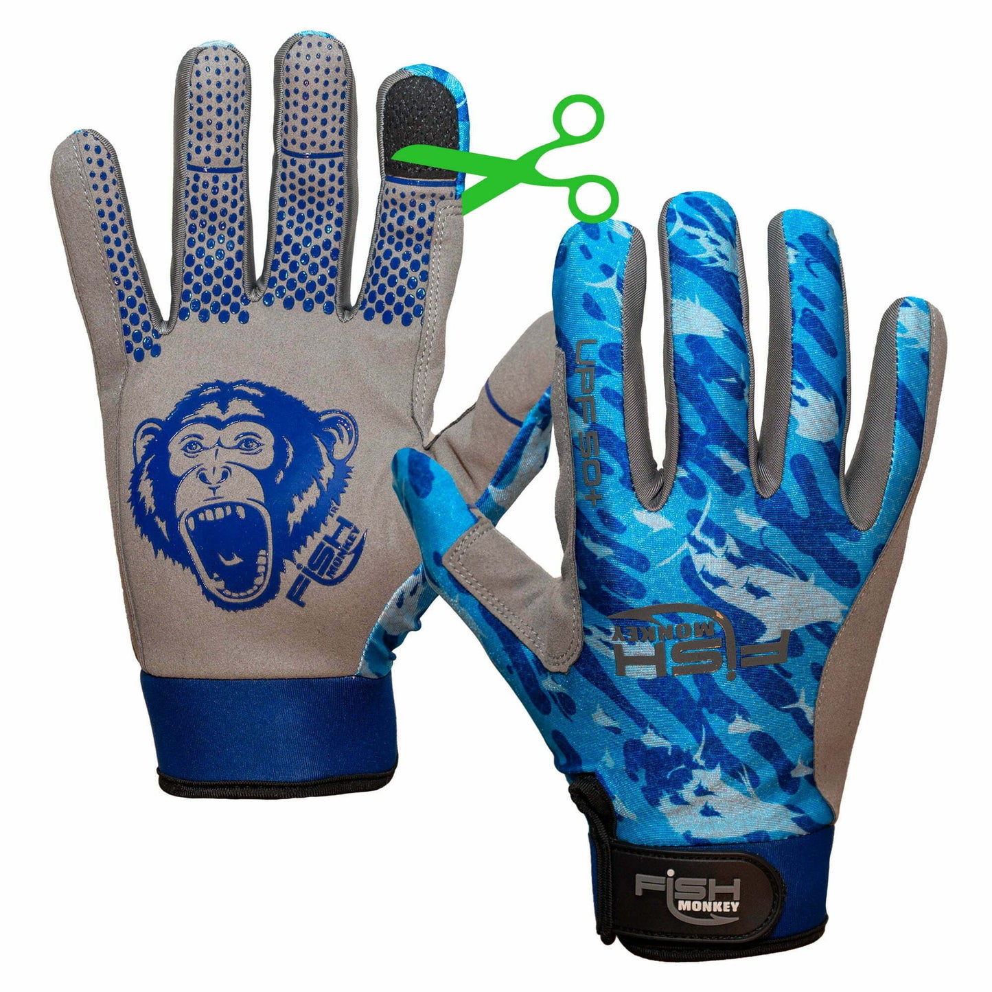 FIHS MONKEY FREE STYLE UPF 50+ #GREY WATER CAMO