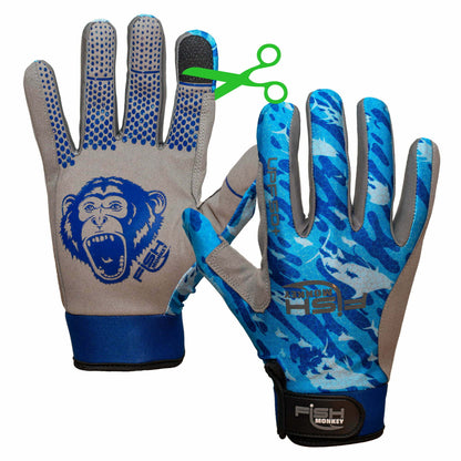 FIHS MONKEY FREE STYLE UPF 50+ #GREY WATER CAMO