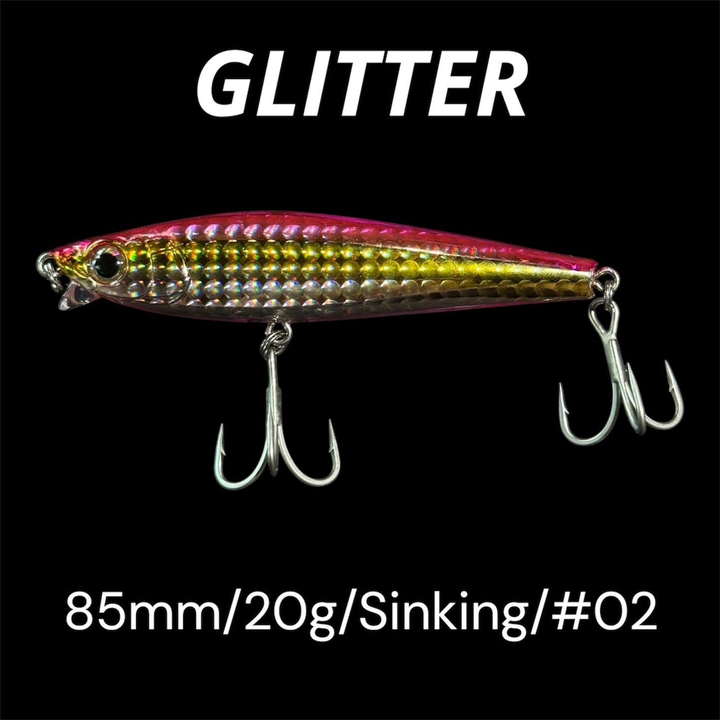 FJORD GLITTER 85MM SINKING 20G