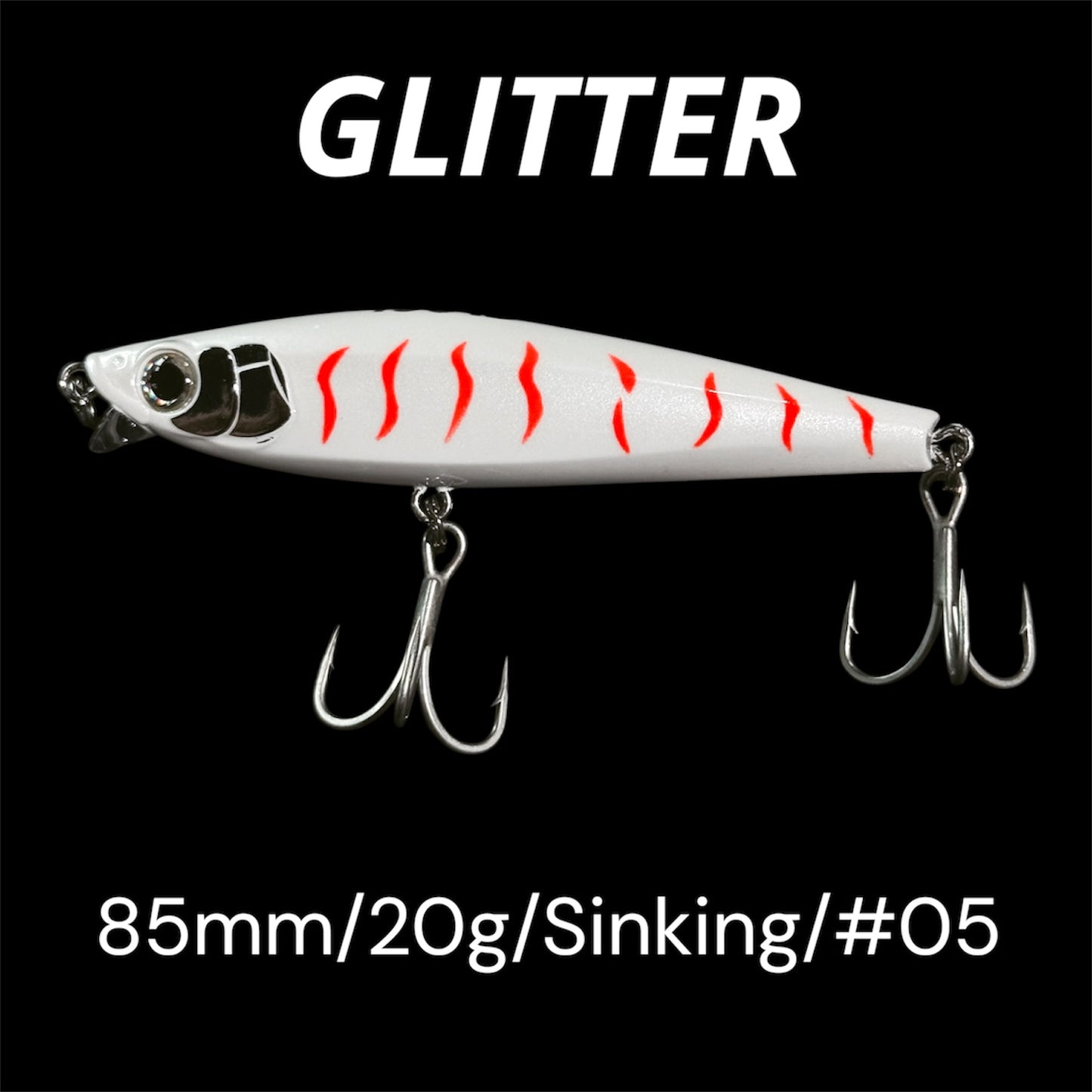 FJORD GLITTER 85MM SINKING 20G