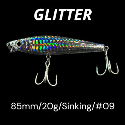 FJORD GLITTER 85MM SINKING 20G