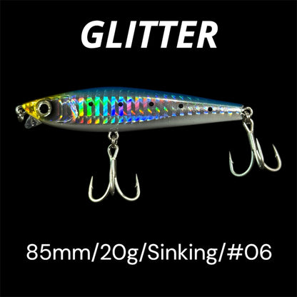 FJORD GLITTER 85MM SINKING 20G