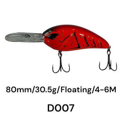 NOEBY 9482N CRANKBAIT DEPTH CHARGER 80MM 30.5g 4-5m