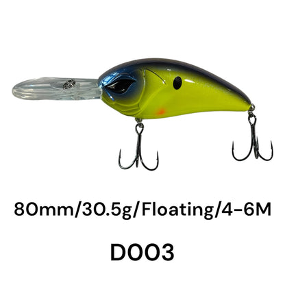 NOEBY 9482N CRANKBAIT DEPTH CHARGER 80MM 30.5g 4-5m