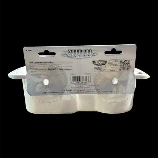 SHORELINE MARINE GEAR CADDY WITH SUCTION CUPS