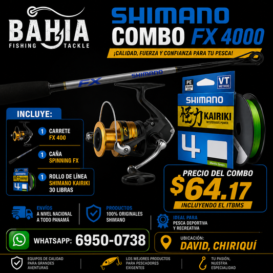COMBO SHIMANO FX 4000