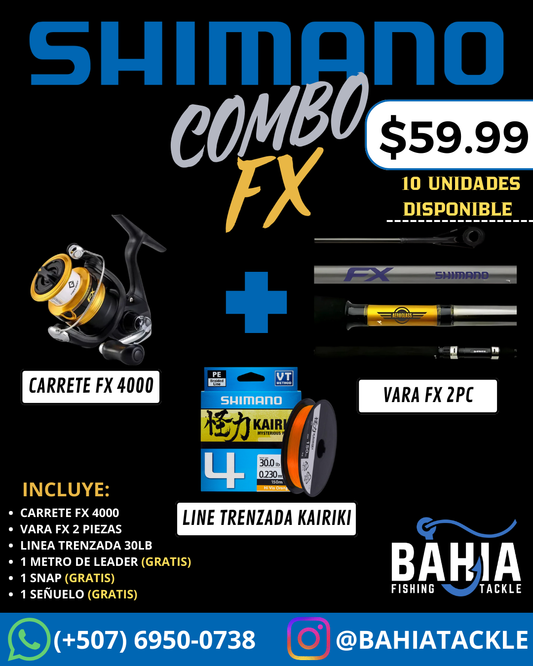 COMBO SHIMANO FX / PRINCIPIANTE