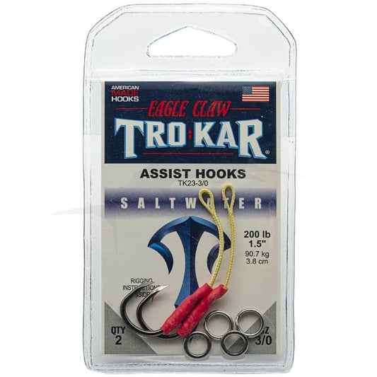 EAGLE CLAW TROKAR ASSIST HOOKS SALWATER