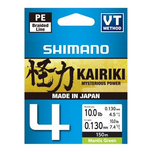 SHIMANO KAIRIKI 4 MANTIS GREEN 150M