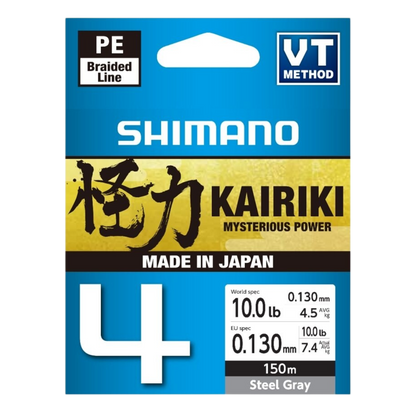 SHIMANO KAIRIKI 4 STEEL GRAY 150M