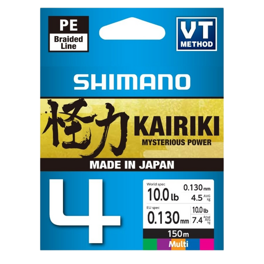 SHIMANO KAIRIKI 4 MULTI COLOR 150M