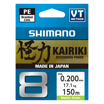 SHIMANO KAIRIKI 8 MANTIS GREEN 150M