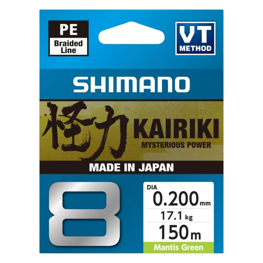 SHIMANO KAIRIKI 8 MANTIS GREEN 150M