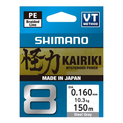 SHIMANO KAIRIKI 8  STEEL GRAY 150M