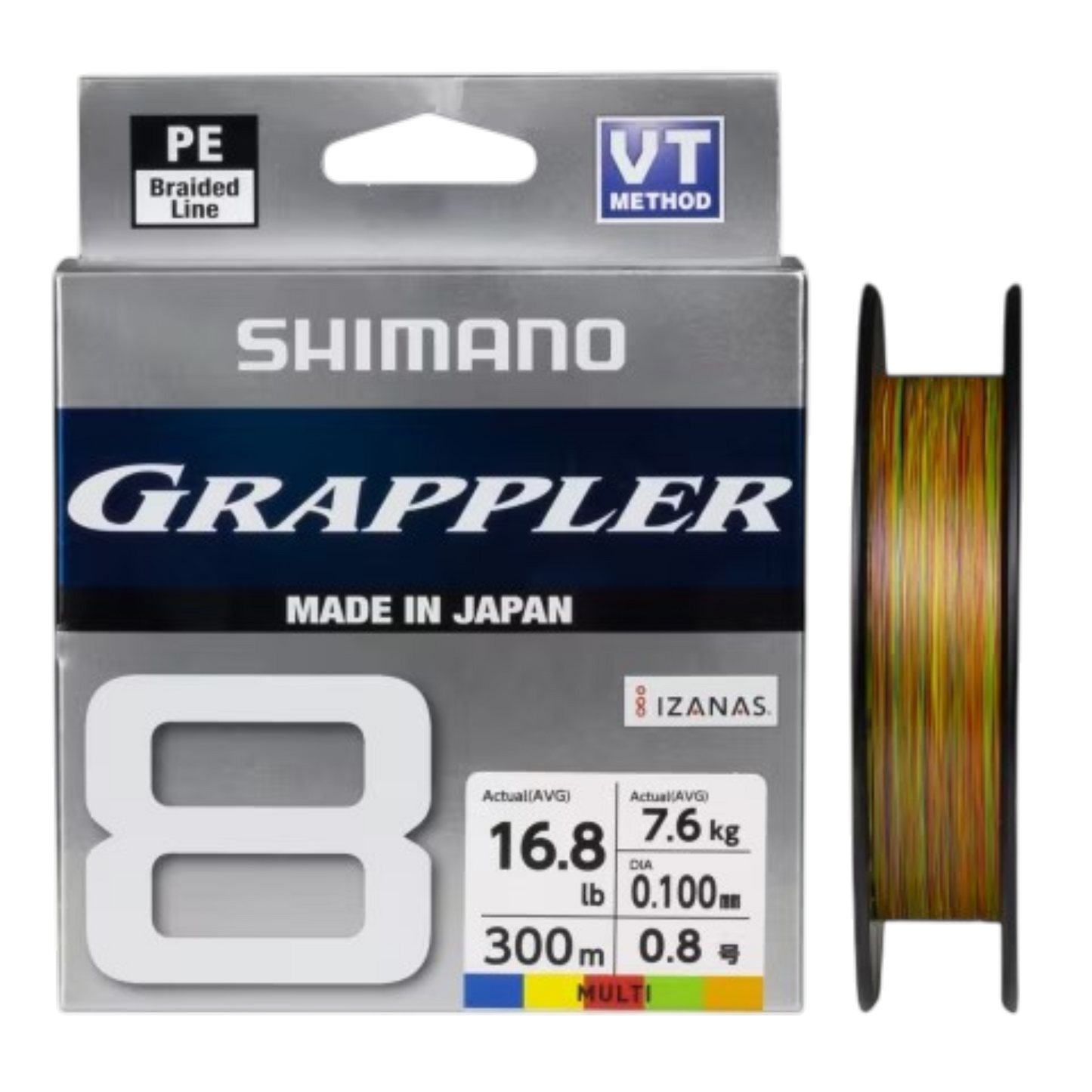 SHIMANO GRAPPLER 8 MULTI COLOR 300M