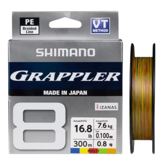 SHIMANO GRAPPLER 8 MULTI COLOR 300M