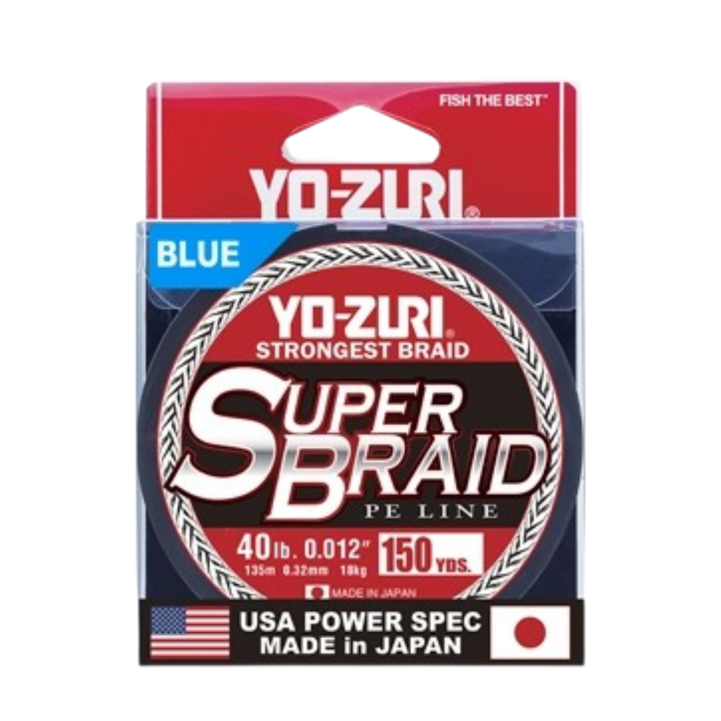 YO-ZURI SUPER BRAID BLUE 150M