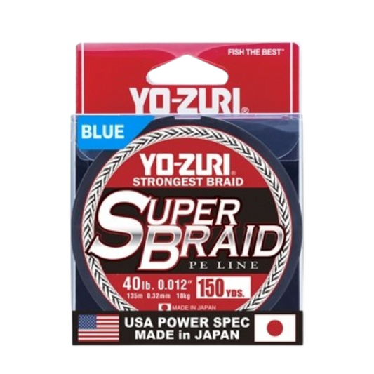 YO-ZURI SUPER BRAID BLUE 150M